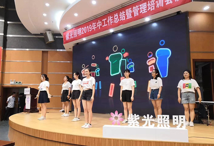 紫光照明2019年中工作會議暨銷售管理培訓會議圓滿落幕 紫光照明2019年中工作會議暨銷售管理培訓會議圓滿落幕